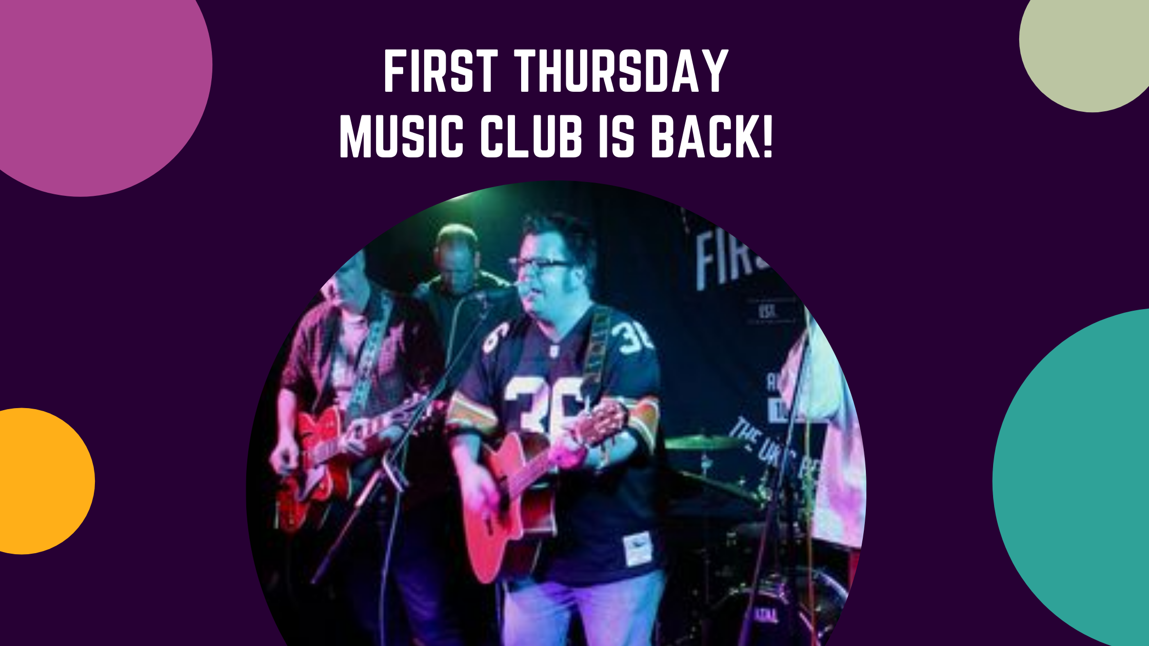 FIRST THURSDAY MUSIC CLUB IS BACK, THIS TIME AT A NEW VENUE - Discover  Thame 