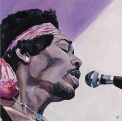 Jimi Hendrix, by Titi Finlay