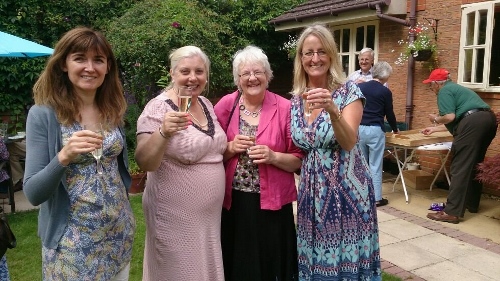 L - R Liz Barker, Linda Emery, Norma Laver and Julie Ftizsimons