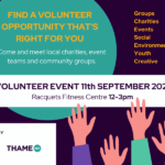 thame volunteer fair on 11th september