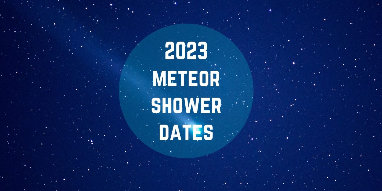 2023 Meteor Shower Dates